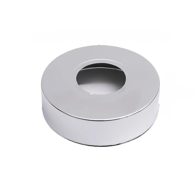 Stainless Steel Faucet Escutcheon Cover – Self-Adhesive, 21–51mm & Chrome