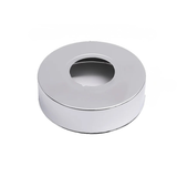 Stainless Steel Faucet Escutcheon Cover – Self-Adhesive, 21–51mm & Chrome