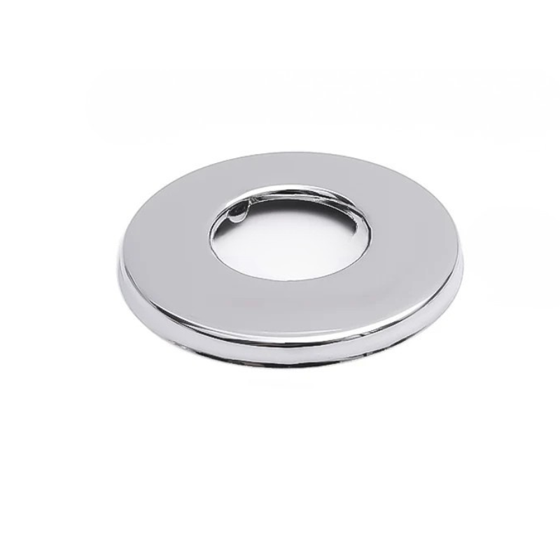 Stainless Steel Faucet Escutcheon Cover – Self-Adhesive, 21–51mm & Chrome
