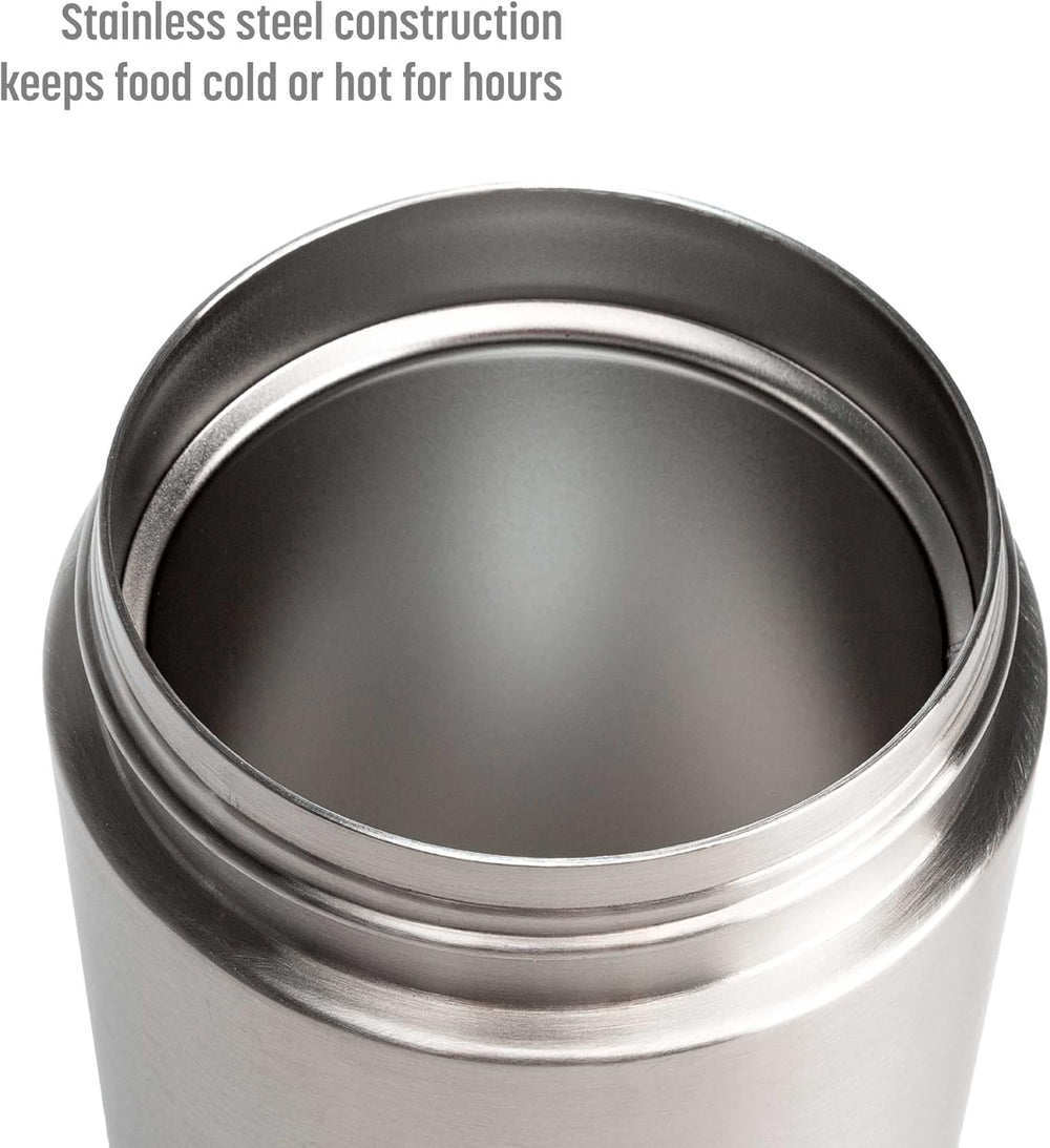 WarmCarry Stainless Steel Food Warmer Container with Handle - Insulated, Durable, Perfect for Meals on the Go