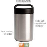 WarmCarry Stainless Steel Food Warmer Container with Handle - Insulated, Durable, Perfect for Meals on the Go