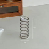Enhanced Product Title: **Premium Stainless Steel Spiral Toothbrush Holder - Modern Bathroom Organizer for Toothbrushes & Accessories**