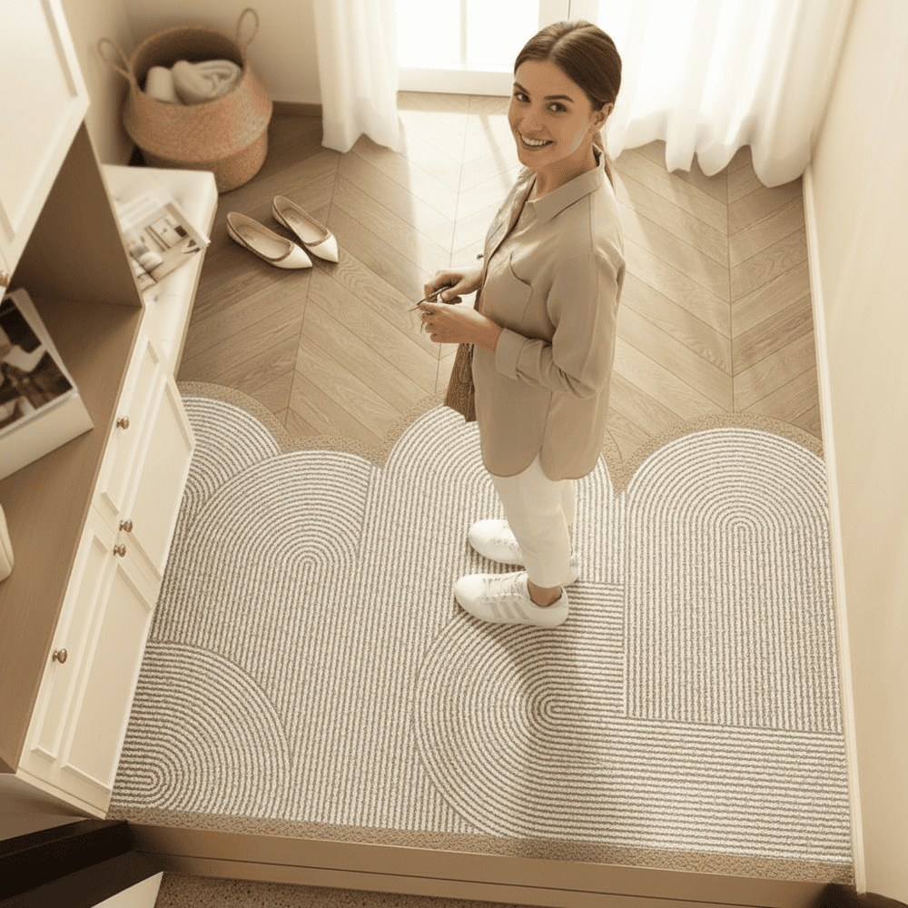 STAYMAT Washable Entry Mat – Durable, Non-Slip Floor Mat for High-Traffic Areas – Ideal for Homes and Businesses