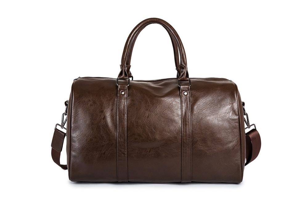 Large Capacity Leather Travel Bag – Lightweight & Durable Carry-On