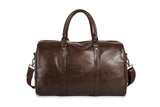 Large Capacity Leather Travel Bag – Lightweight & Durable Carry-On