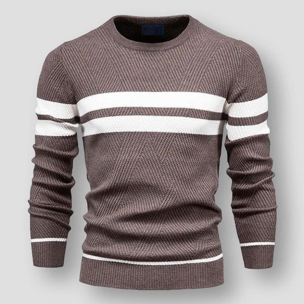 Striped Men's Sweater - Sebastian