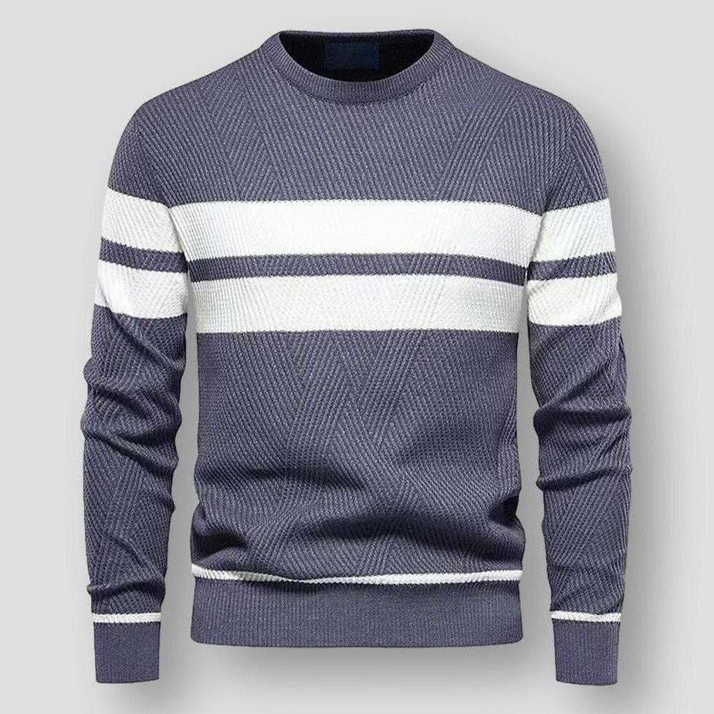 Striped Men's Sweater - Sebastian