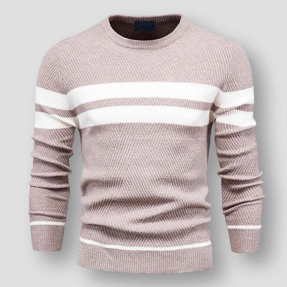 Striped Men's Sweater - Sebastian