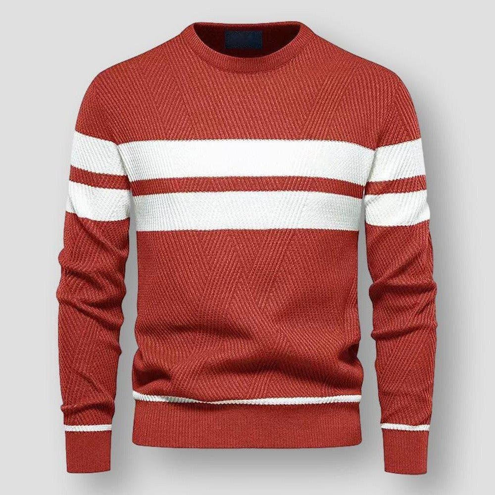 Striped Men's Sweater - Sebastian