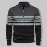Striped Zip Sweater - SummitZip - 5