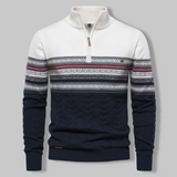 Striped Zip Sweater - SummitZip