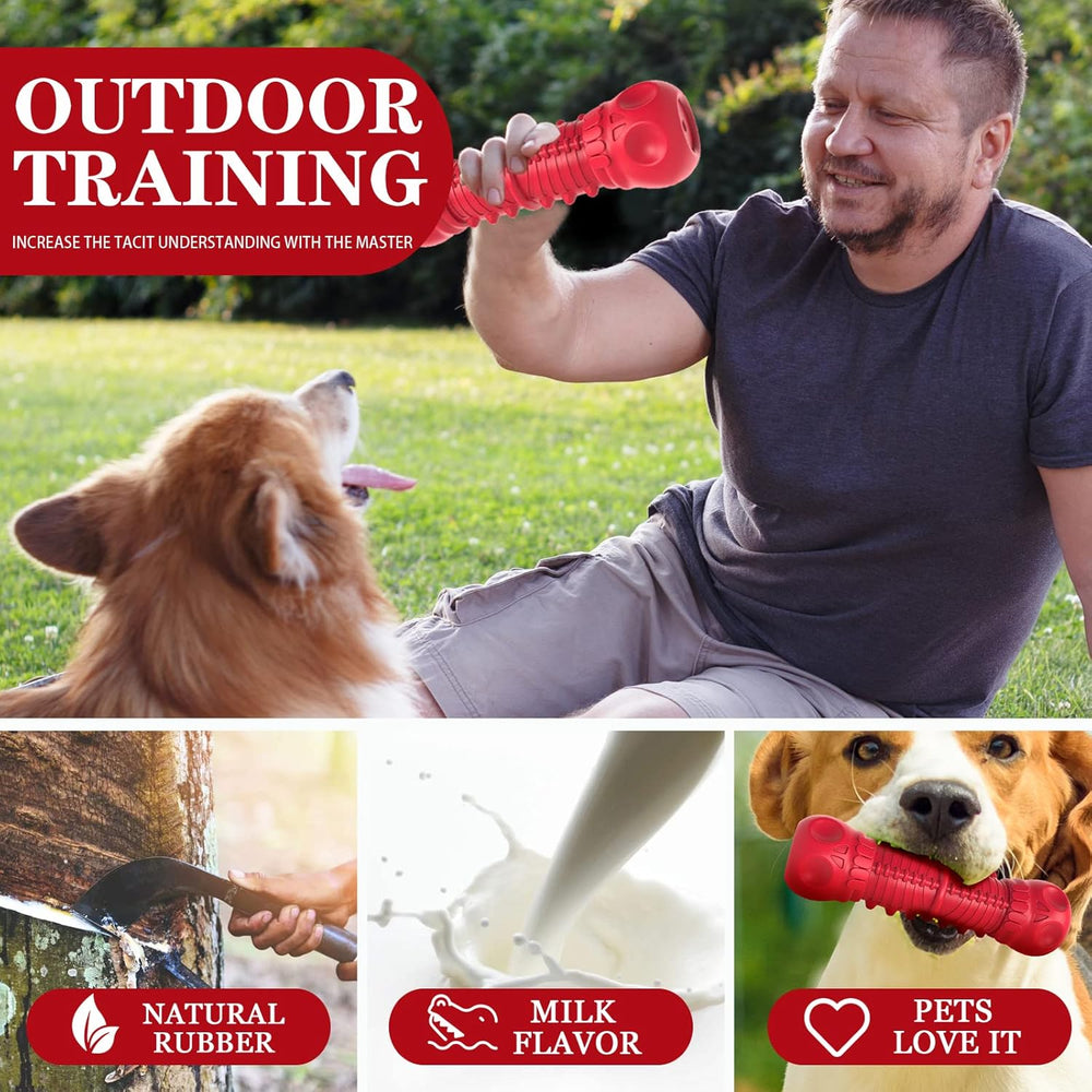 Durable Strong Rubber Chew Toy for Aggressive Chewers - Perfect for Dogs of All Sizes