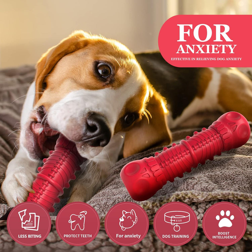 Durable Strong Rubber Chew Toy for Aggressive Chewers - Perfect for Dogs of All Sizes