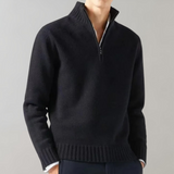 Stylish Half-Zip Men's Sweater - Ethan - 2