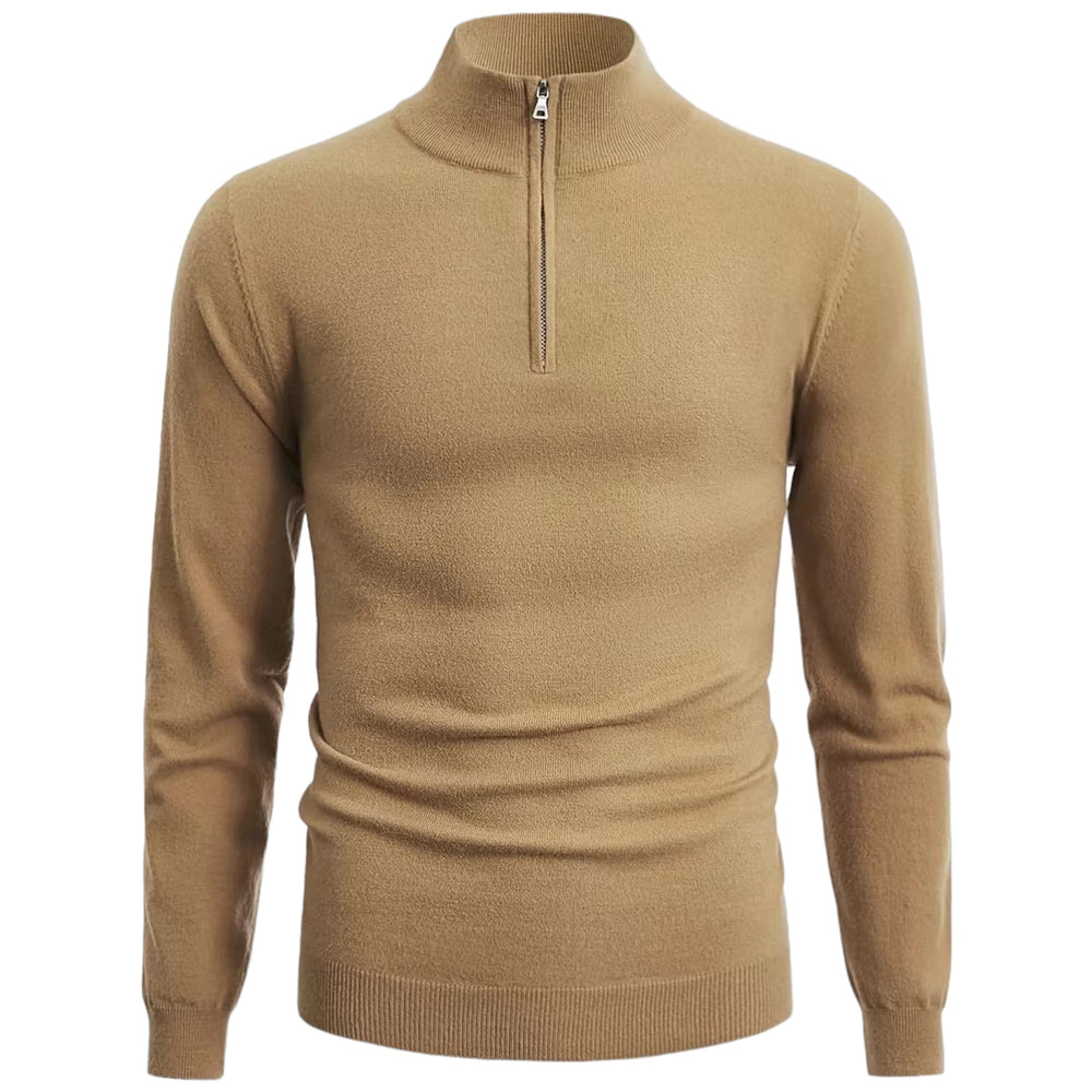 Stylish Half-Zip Sweater for Men - NordFlex