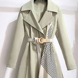 Stylish Ladies Trench Coat with Belt - Noa