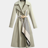 Stylish Ladies Trench Coat with Belt - Noa
