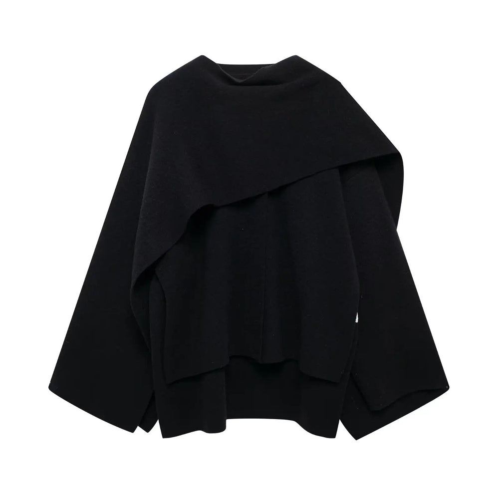 Stylish Ladies Winter Poncho - Ella