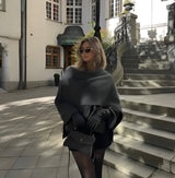 Stylish Ladies Winter Poncho - Ella