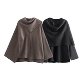 Stylish Ladies Winter Poncho - Ella
