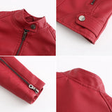 Stylish Leather Ladies' Jacket - Romy
