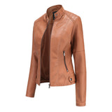 Stylish Leather Ladies' Jacket - Romy