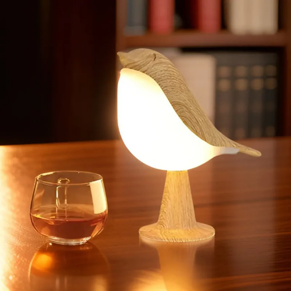 FeatherGlow Stylish LED Bird Lamp with Touch Control & Aromatherapy - Perfect for Home Decor & Relaxation