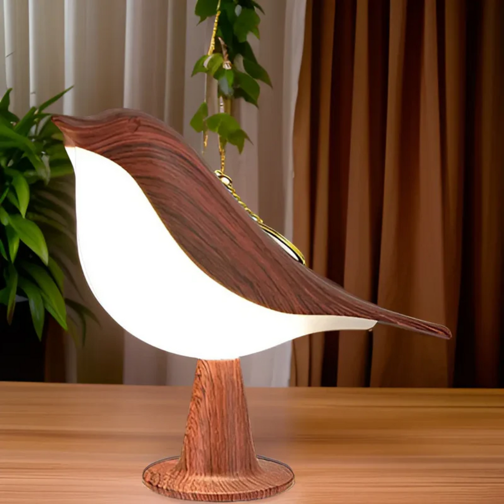 FeatherGlow Stylish LED Bird Lamp with Touch Control & Aromatherapy - Perfect for Home Decor & Relaxation