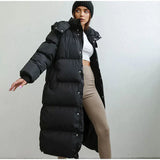 Stylish Long Ladies' Down Jacket - Elise