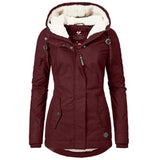 Stylish Long Women's Winter Coat - Lina