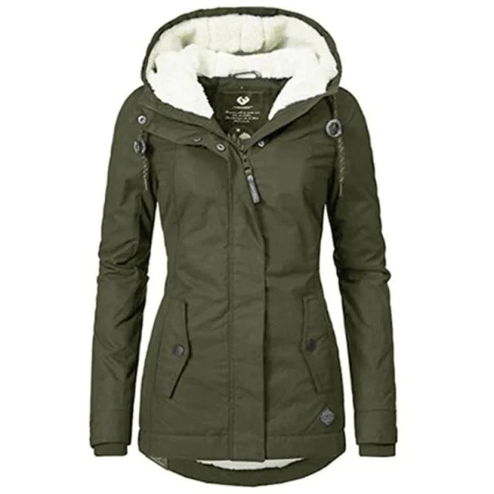 Stylish Long Women's Winter Coat - Lina