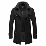 Stylish Men's Jacket with Double Collar - Milan