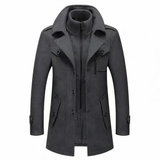 Stylish Men's Jacket with Double Collar - Milan