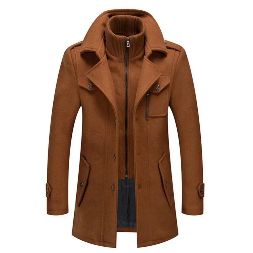 Stylish Men's Jacket with Double Collar - Milan