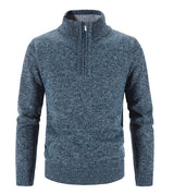 Stylish Men's Sweater with Half Zip - SummitCraft - 3