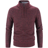 Stylish Men's Sweater with Half Zip - SummitCraft - 2