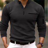 Stylish Men's Sweater with Quarter Zip – Lorenzo