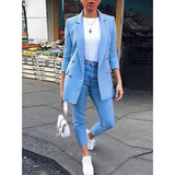 Stylish Mid-length Women's Blazer - Ava