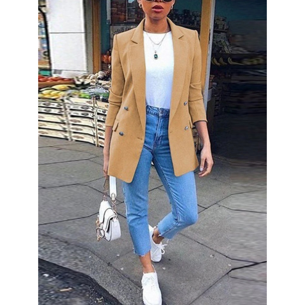 Stylish Mid-length Women's Blazer - Ava