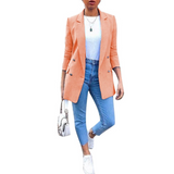 Stylish Mid-length Women's Blazer - Ava