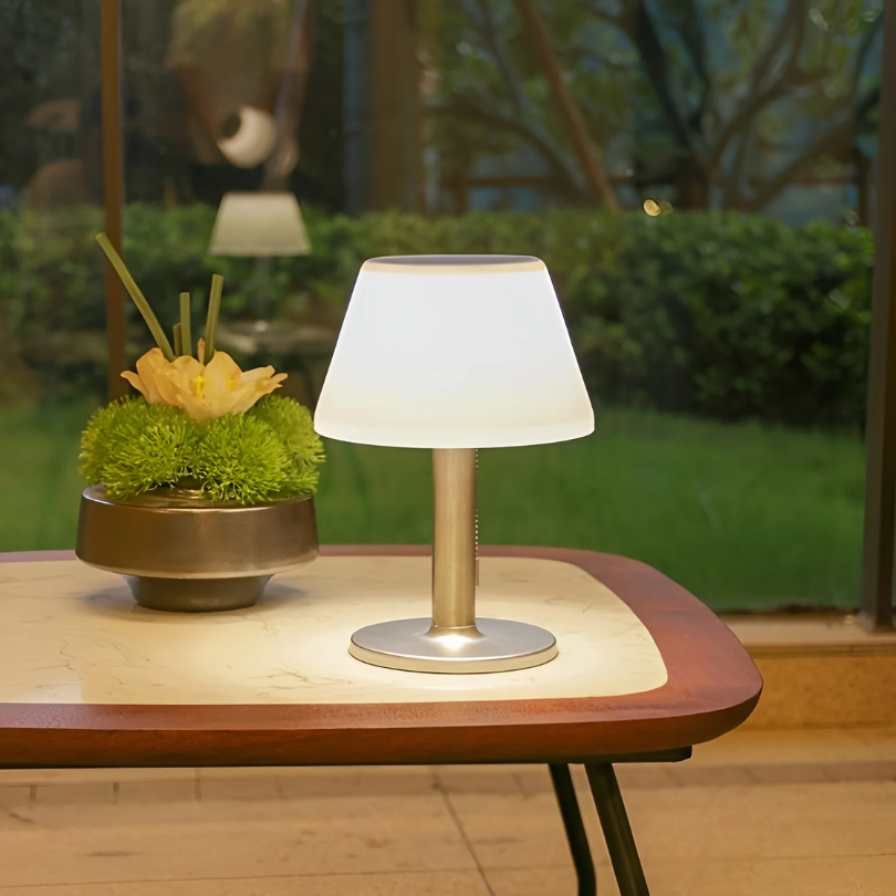 Stylish Solar Energy Table Lamp - SolarLuxe | Eco-Friendly Outdoor Lighting | Modern Design for Patio & Garden