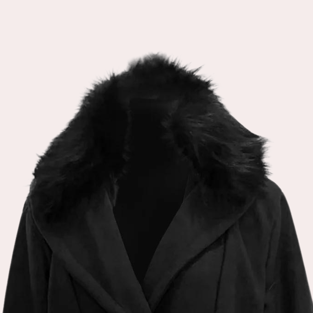 Stylish Warm Black Winter Jacket for Men - Vincenzo