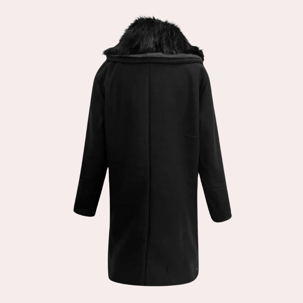Stylish Warm Black Winter Jacket for Men - Vincenzo