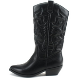 Gracia Stylish Western Pointed Cowboy Boots for Men & Women - Trendy Leather Footwear
