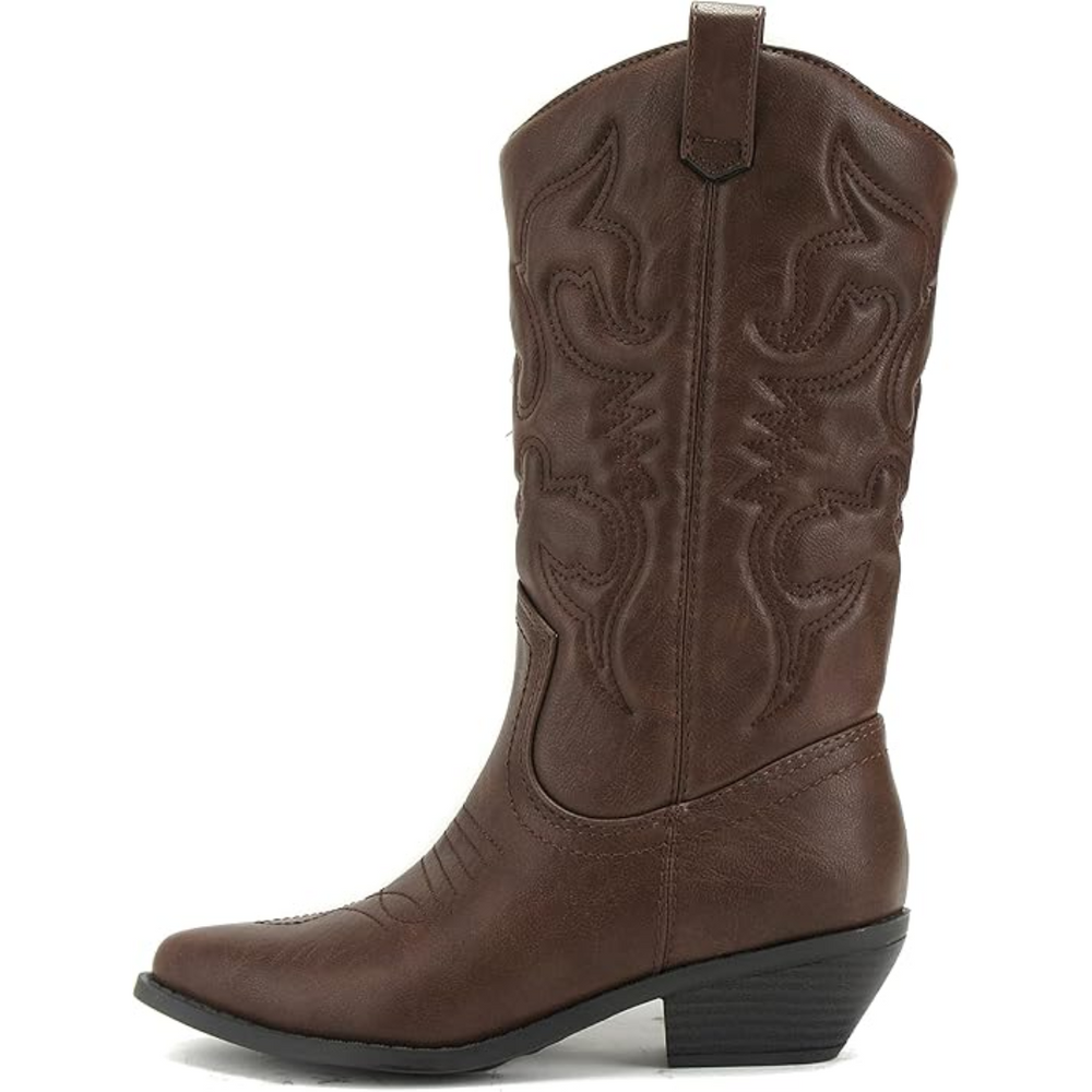 Gracia Stylish Western Pointed Cowboy Boots for Men & Women - Trendy Leather Footwear
