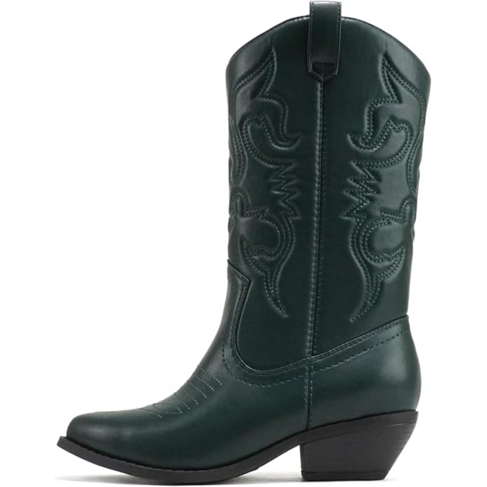Gracia Stylish Western Pointed Cowboy Boots for Men & Women - Trendy Leather Footwear