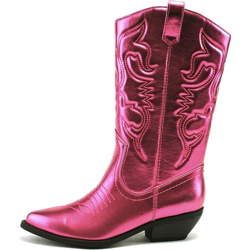 Gracia Stylish Western Pointed Cowboy Boots for Men & Women - Trendy Leather Footwear