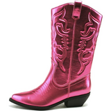 Gracia Stylish Western Pointed Cowboy Boots for Men & Women - Trendy Leather Footwear
