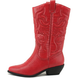 Gracia Stylish Western Pointed Cowboy Boots for Men & Women - Trendy Leather Footwear