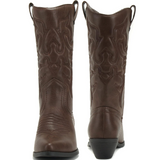 Gracia Stylish Western Pointed Cowboy Boots for Men & Women - Trendy Leather Footwear